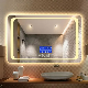 Illuminated LED Mirror, Aluminum Frame Mirror, Magic Mirror Display, Decoration Mirror, LED Makeup Mirror Touch Screen Bathroom Mirror