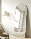  163*54cm Arched Top Wall Mounted Decorative Full Body Length Standing Floor Mirror