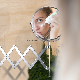 Greenfrom Scissor Arm Bathroom Chrome Plating Hotel Wall Mount Make up Mirror