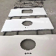  Artificial Pure White Quartz Stone Countertop for Kitchen