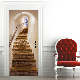  Creative Funny Stairs Wallpaper PVC Home Decoration Self-Adhesive Door Sticker Wallpaper
