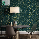 Vintage Dark Green Wall Paper Wallpaper PVC Peel and Stick Wallpaper for Home Decoration manufacturer