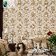 Black Wall Paper Rolls Non Woven Vinyl Modern 3D Mural Wallpaper