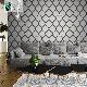 Hot Selling Waterproof Non Woven Home Wallpaper PVC Geometric manufacturer