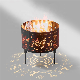 Outdoor Metal Square Wood Burning Portable Fire Pit