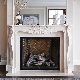  Low Price White Marble Electric Fireplaces with Good Technology
