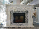  Natural Stone Marble Electric Fireplace for Fireplace Mantel/Surround/Wood Burning Stove