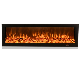  French Style Luxury White Antique Electric Fireplace Realistic Flame Indoor Decorative Insert Fireplace