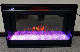 Wall Mounted or Recessed Orange/Blue/ Orange & Bue Mixed Flame Electric Fireplace