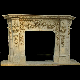  Home Indoor Use Customized Size Freestanding Antique Marble Fireplace Mantels for Sale