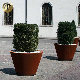  Outdoor Corten Steel Rusty Metal 2mm Thickness Tapered Planter