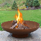 Metal BBQ Fire Pit with Grill Plate