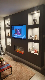 Luxury Wall-Mounted Fireplace with Voice Control