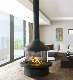  Indoor Balck Color Real Wood Charcoal Fuel Hanging Fireplace