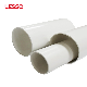  Lesso 25 50 90 110 125mm White Color PVC Water Pipe Price for Buried Drainage Pipelines Without Pressure on The Ground