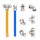 Brass Fittings Brass Compression Press Fittings with or Without Plating for Pex-Al-Pex Pipe