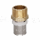 Brass Press Fitting (TH Jaws) for Pex-Al-Pex Multilayer/Composite Pipe (PAP) for European Market