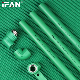 Ifan Customized Green Pn25 PPR Pipe Plastic Green PPR Pipe and Fitting