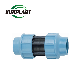  Irriplast Factory Manufacture High Quality HDPE Plastic Pipe Fitting Pn16 Coupling