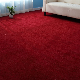 Cheap Price Machine Tufted Plain Red Cut Pile Anti-Slip Polypropylene Indoor Outdoor Commercial Wall to Wall Floor Carpet Roll for Wedding Hall and Bedroom