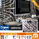 12X12 Strip Backsplash TV Background Wall Tile Stainless Steel Mixed Laminated Glass Mosaics (M855090) manufacturer