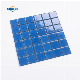 Free Sample Blue Mix Swimming Pool Mosaic Tiles Porcelain Iridescent 3D Mosaic Crystal Blue Ceramic Mosaic