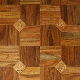 HDF 880kg/M3 Parquet Wood Laminated/Laminate Flooring in OEM