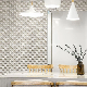 Chinese White Wood Grey Marble Mosaic Wall and Floor Tile manufacturer