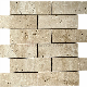 Interior Wall Brick Culture Masonry Word Mosaic Tile Decoration Beige Marble Tile