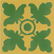  New Decoration/ Green/Glazed Decoration Tile200*200mm
