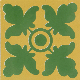  New Decoration/ Green/Glazed Decoration Tile200*200mm