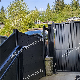  China Supplier Cheap Price WPC Aluminium Pillar Fence Outdoor Garden Fencing Security Fence