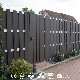  Factory Wholesale Waterproof Aluminium Post Wood Plastic Composite Fence WPC DIY Construction Garden Yard Fencing