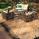 WPC Outdoor Garden Decking Wood Plastic Composite Groove Teak Hollow Deck Easy Install Floor