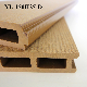 Skin-Friendly Outdoor Wood Plastic Composite Deck Boards Wood Texture 3D Embossed Flooring WPC Composite Decking