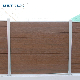 Solid High Strength Waterproof Wood Plastic Composite Fence Panels