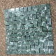  Natural Dark Green Square Pieces Marble Stone Mosaic Pattern