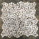 Home Decoration Honed Finishing Coffee Travertine Stone Mosaic