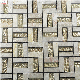  Good Price Gold Color Glass Mixed Stone Mosaic for Interior Wall