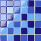 Wholesale Swimming Pool Kitchen Bathroom Floor and Wall Decoration Glass Stone Ceramic Blue Mosaico Hzy4801/4802/4803/4804/4807