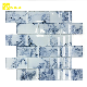 Foshan High Quality Home Hotel Bathroom Swimming Pool Blue Crystal Glass Mosaic manufacturer
