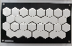 White Marble Hexagon Mixed Aluminum Mosaic Tile for House Decoration