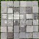  Gray Crystal Mix Natural Marble Stone America Style Mosaic