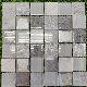 Gray Crystal Mix Natural Marble Stone America Style Mosaic