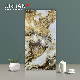 Qingdao New Design 600*1200mm K Line Vitrified Golden Silver Glazed Polished Full Body Porcelain Floor Wall Tile