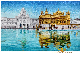  Customized Hand Made Beautiful Glass Mosaic Mural of The Golden Temple Amritsar