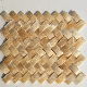 Yellow Marble Onyx Mosaic for Flat, Hexagon, Chevron, Lantern, Rhomboid Shape