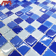  Wholesale Blue Color Art Wall Floor Swimming Pool Glass Crystal Mosaic