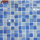 Wholesale Manufacturers Blue Square Glass Crystal Swimming Pool Mosaic