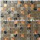  Resin and Glass Blended Wall Mosaic Mixed Mosaic Product Factory